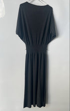 Load image into Gallery viewer, Zara Womens Gray Short Sleeve Knitted Pullover Midi A-Line Dress Size S
