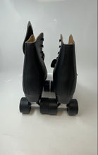 Load image into Gallery viewer, Chicago Skates Mens Black Leather Lace-Up Ankle Roller Skates Size 8
