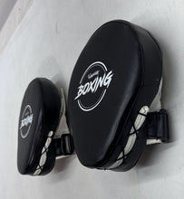 Load image into Gallery viewer, Valleycomfy Black And White Training Hit Boxing Curved Focus Punching Mitts
