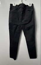 Load image into Gallery viewer, Ann Taylor Womens Black Dark Wash Stretch Pockets Skinny Jeans Size 4P
