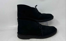 Load image into Gallery viewer, Clarks Originals Mens Black Suede Lace-Up Ankle Desert Chukka Boots Size 7.5M
