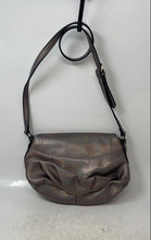 Load image into Gallery viewer, Juicy Couture Womens Brown Metallic Faux Leather Magnetic Flap Crossbody Bag

