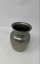 Load image into Gallery viewer, Silver Color Round Shape Art Decorative Flower Hurricane Vase
