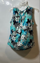 Load image into Gallery viewer, Calvin Klein Womens Multicolor Floral Sleeveless Round Neck Blouse Top Size XL
