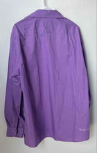 Load image into Gallery viewer, English Laundry Mens Purple Printed Cotton Collared Button-Up Shirt Size 2XL
