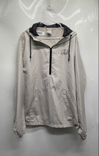 Load image into Gallery viewer, Forebear Mens Gray Long Sleeve Kangaroo Pocket Half Zip Windbreaker Jacket Sz XL
