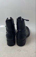 Load image into Gallery viewer, Cole Haan Womens Camea Black Leather Round Toe Lace-Up Combat Boots Size 7.5B
