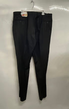 Load image into Gallery viewer, Oxford Republic Mens Black Striped Slash Pockets Dress Pants Size 46x41
