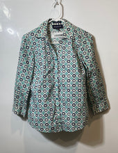 Load image into Gallery viewer, Jones New York Womens Multicolor Floral Button Front Blouse Top Sz PP/ECH Petite
