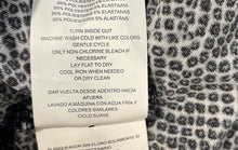 Load image into Gallery viewer, Michael Kors Womens Gray Black Printed Short Sleeve Shift Dress Size XL
