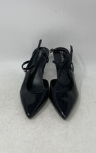 Load image into Gallery viewer, Calvin Klein Womens Ginelly-R Black Leather Stiletto Ankle Strap Heels Size 8.5M
