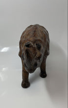 Load image into Gallery viewer, Wood Mid-Century Modern Decorative Safari Rhinoceros Figurine Sculpture
