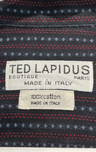 Load image into Gallery viewer, Ted Lapidus Mens Multicolor Printed Cotton Long Sleeve Dress Shirt Size 5
