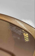 Load image into Gallery viewer, Authentic Silhouette Women's Caramel Gold Tone Wrap Sunglasses
