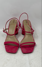 Load image into Gallery viewer, Sam Edelman Womens Kit Pink Beige Leather High Heel Slingback Sandals Size 9.5M
