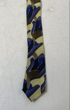 Load image into Gallery viewer, J. Garcia Mens Multicolor Printed Adjustable Pointed Tie One Size
