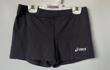 Load image into Gallery viewer, Asics Womens Gray Elastic Waist Activewear Compression Shorts Size Medium
