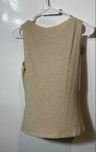 Load image into Gallery viewer, Zara Womens Khaki Sleeveless Round Neck Pullover Knitted Tank Top Size Small
