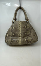 Load image into Gallery viewer, Gili Womens Brown Animal Print Leather Bottom Studs Inner Pockets Shoulder Bag
