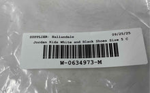 Load image into Gallery viewer, Authentic Nike Boys Jordan 3 Retro White Black Gray Basketball Shoes 5C In Box
