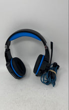 Load image into Gallery viewer, Kotion Blue Black Adjustable Band Wired Gaming Headphone Not Tested
