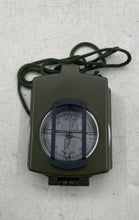 Load image into Gallery viewer, Green Military Lensatic Hiking Scout Army Prismatic Compass With Carrying Bag
