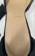 Load image into Gallery viewer, LC Lauren Conrad Womens Hydrangea Black High Block Ankle Strap Heels Size 7.5M

