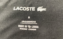 Load image into Gallery viewer, Lacoste Mens Black Cotton Crew Neck Short Sleeve Pullover T-Shirt Size Medium
