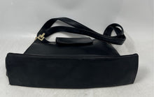 Load image into Gallery viewer, Nine West Womens Black Leather Inner Pockets Shoulder Handbag
