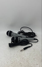 Load image into Gallery viewer, Unbranded Gray Cardioid Dynamic Microphones Lot Of 2 Piece Not Tested

