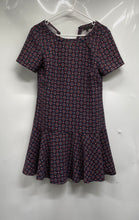 Load image into Gallery viewer, Banana Republic Womens Multicolor Short Sleeve Flounce Hem Mini Dress Size 2
