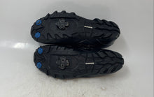 Load image into Gallery viewer, Shimano Womens WM51 Black Leather Hook &amp; Loop Mountain Cycling Shoes Size EUR 38
