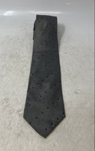 Load image into Gallery viewer, Alfani Mens Gray Blue Geometric Embroidered Adjustable Formal Designer Tie
