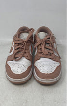 Load image into Gallery viewer, Nike Womens Dunk Low Pink White Leather Lace-Up Sneakers Shoes Size 7.5

