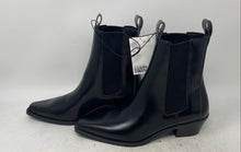 Load image into Gallery viewer, H&amp;M Womens Black Square Toe Pull-On Ankle Boots Size 6 With Tag
