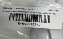 Load image into Gallery viewer, Motorola MBP855CONNECT White Portable Baby Monitoring Camera Only Not Tested
