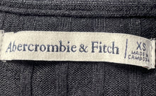 Load image into Gallery viewer, Abercrombie &amp; Fitch Womens Black Long Sleeve Button Front Cardigan Sweater Sz XS
