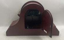 Load image into Gallery viewer, Hermle Model No. C22915-N9Q Barrister Style Brown Wooden Mantle Clock Not Tested
