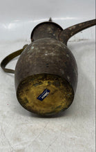 Load image into Gallery viewer, Antique Vintage Brass Engraved Tableware Scroll Handle Dallah Coffee Pot w/ Lid
