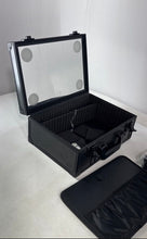 Load image into Gallery viewer, Cosmetic Makeup And Organizer Case With Built In Mirror &amp; Compartments
