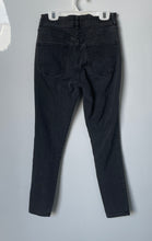Load image into Gallery viewer, Express Womens Black Button Front Belt Loops High-Rise Skinny Jeans Size 2R
