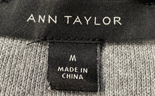 Load image into Gallery viewer, Ann Taylor Womens Gray Long Sleeve Cardigan Sweater Size Medium
