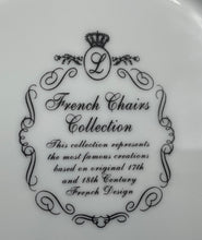 Load image into Gallery viewer, Limoges French Chairs Empire Style XVIII Century Collection Collector Plate
