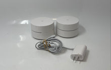 Load image into Gallery viewer, Set Of 2 Pcs Google White Mesh Network System Wireless Wi-Fi Router Not Tested
