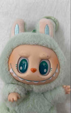 Load image into Gallery viewer, Replica Pop Mart Green Labubu The Monsters Have A Seat Dada Keychain Plush Toy
