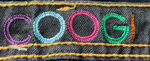 Load image into Gallery viewer, Coogi Womens Black Dark Wash Stretch Denim Straight Leg Jeans Size 5/6
