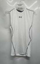Load image into Gallery viewer, Under Armour Mens White Sleeveless Crew Neck Pullover Tank Top Size Medium
