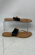 Load image into Gallery viewer, Joie A La Plage Womens Nice Brown Black Slip-On Thong Sandals Size 38 1/2
