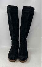 Load image into Gallery viewer, UGG Womens Black Round Toe Zipper Block Knee High Boots Size 9
