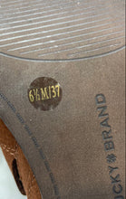 Load image into Gallery viewer, Lucky Brand Womens Vennia Brown High Block Ankle Booties Size 6.5M
